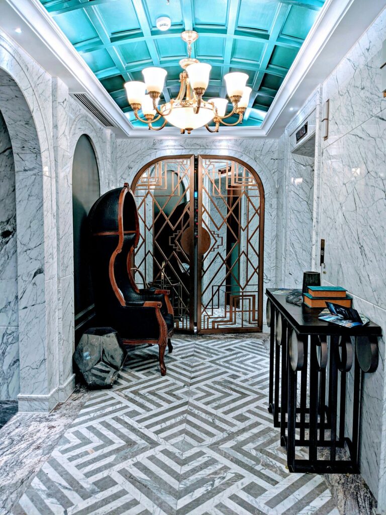 Art Deco Geometric Statement Rug